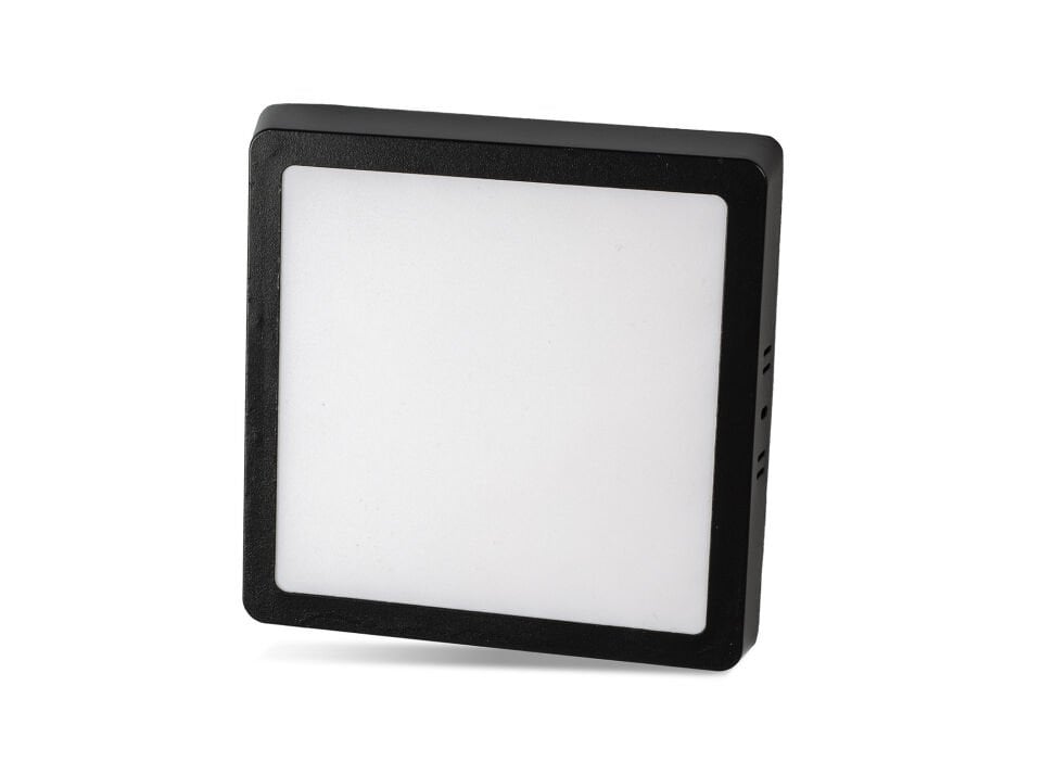 18W SIVA ÜSTÜ KARE PANEL  SİYAH KASA