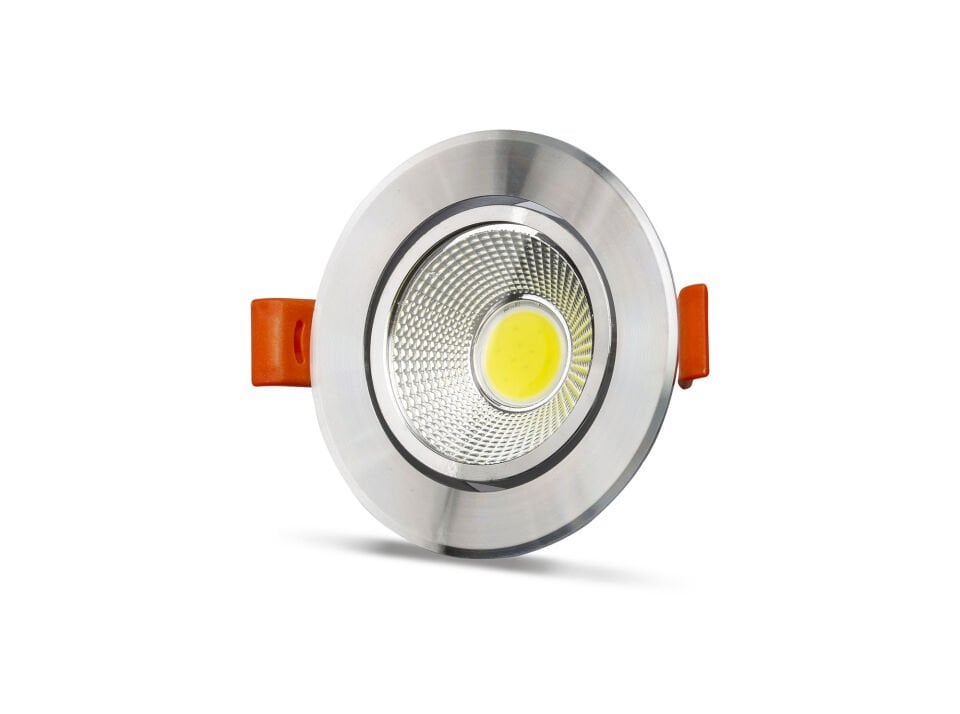 5W COB LED SPOT MERCAN KROM KASA BEYAZ